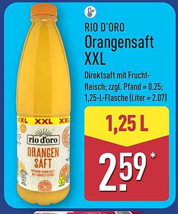 RIO D'ORO Orangensaft XXL