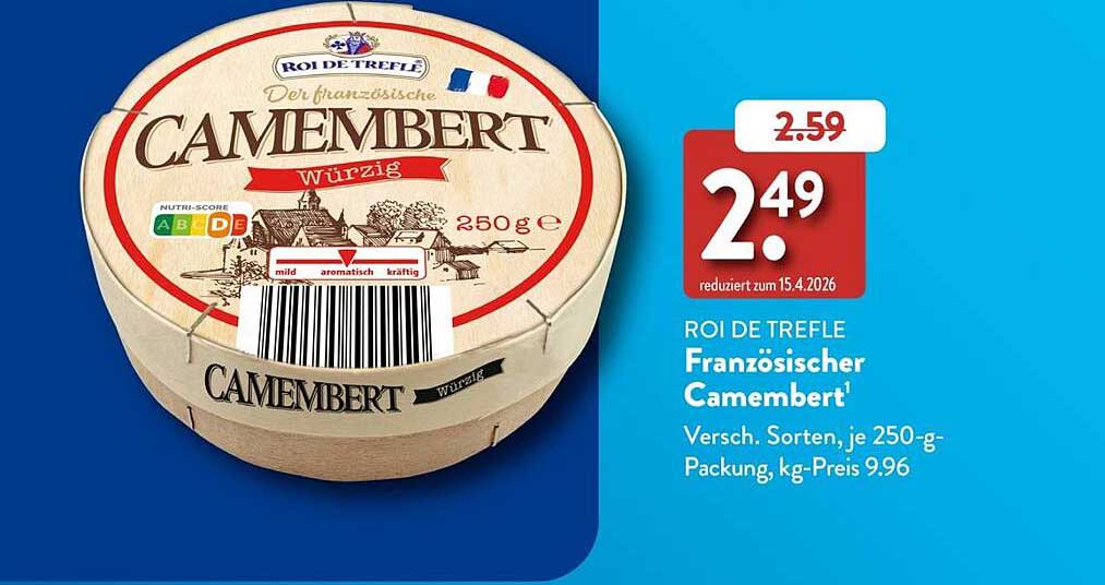 ROI DE TREFLE Französischer Camembert
