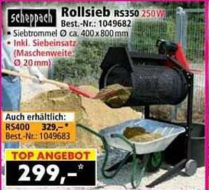 Rollsieb RS350 250 W