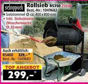 Rollsieb RS350 250W