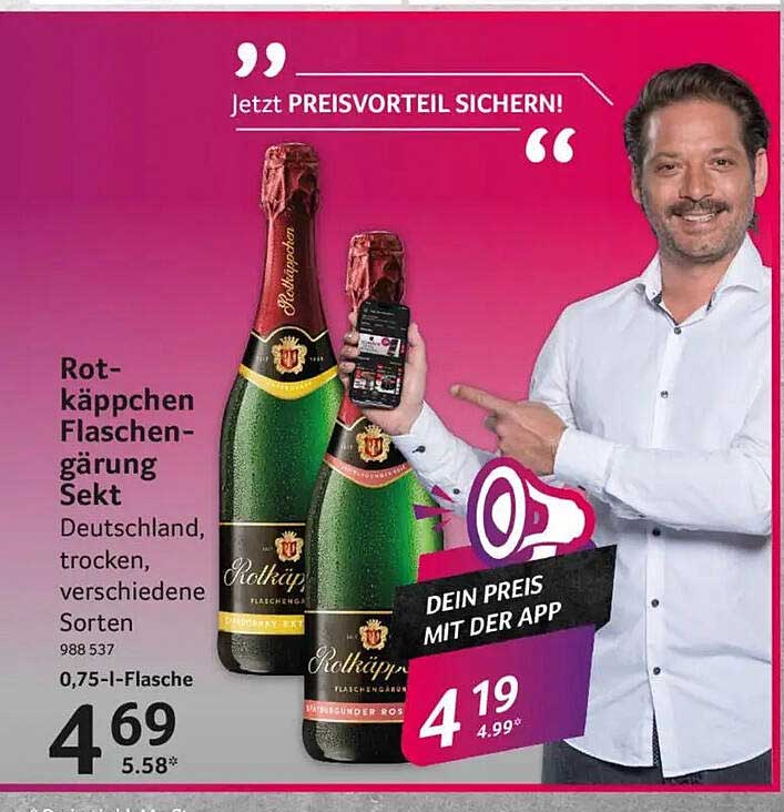 Rotkäppchen Flaschengärung Sekt Deutschland, trocken, verschiedene Sorten