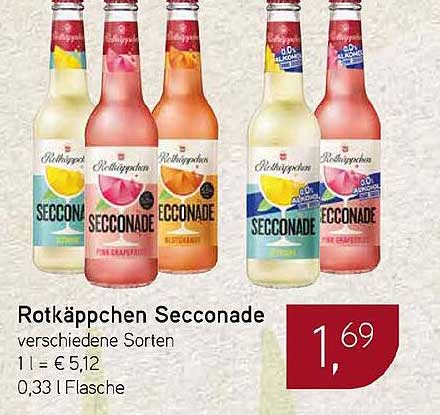 Rotkäppchen Seccenade verschiedene Sorten 1 l = € 5,12 0,33 l Flasche