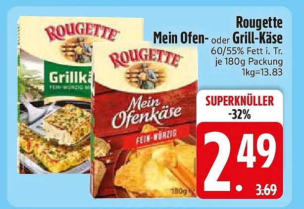 Rougette Mein Ofen- oder Grill-Käse