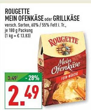 ROUGETTE MEIN OFENKÄSE oder GRILLKÄSE