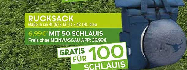 RUCKSACK Maße cm 41 (B) x 13 (T) x 42 (H), blau