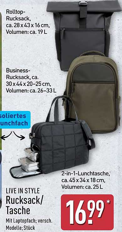 Rucksack/Tasche