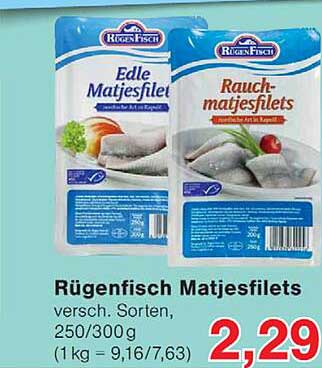Rügenfisch Matjesfilets