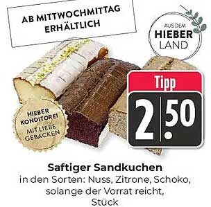 Saftiger Sandkuchen