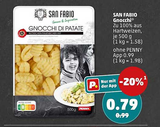 SAN FABIO Gnocchi*