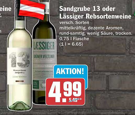 Sandgrube 13 oder Lässiger Rebsortenweine