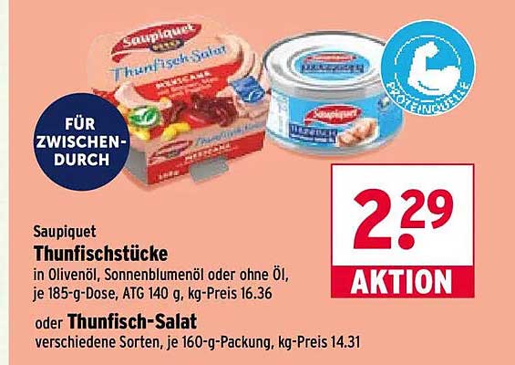 Saupiquet Thunfischstücke