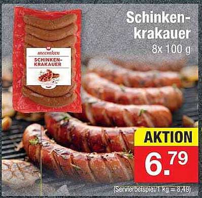 Schinken-Krakauer 8x 100 g