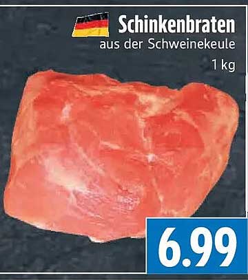 Schinkenbraten aus der Schweinekeule 1 kg