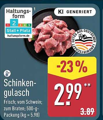 Schinkengulasch