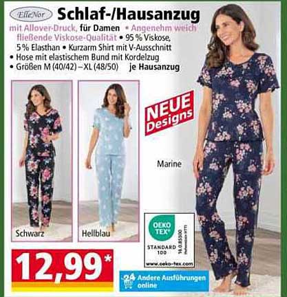 Schlaf-/Hausanzug