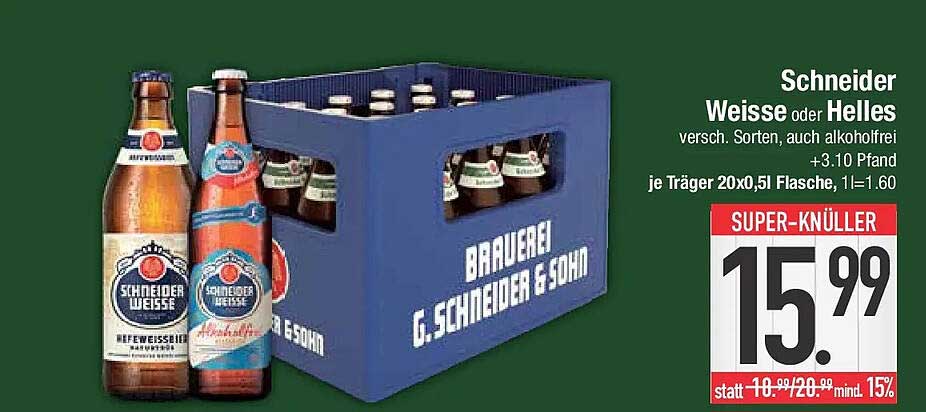 Schneider Weisse oder Helles