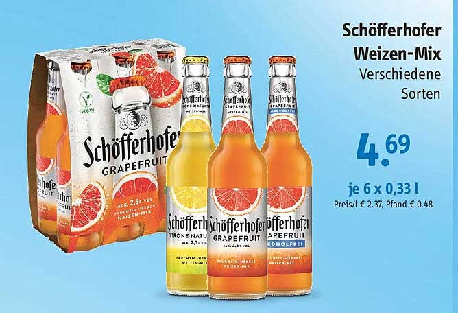 Schöfferhofer Weizen-Mix Verschiedene Sorten