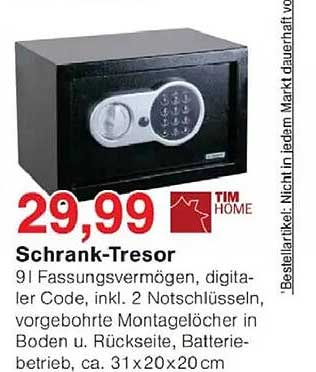 Schrank-Tresor