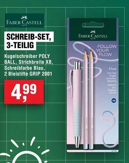 SCHREIB-SET, 3-TEILIG