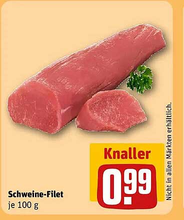 Schweine-Filet je 100 g
