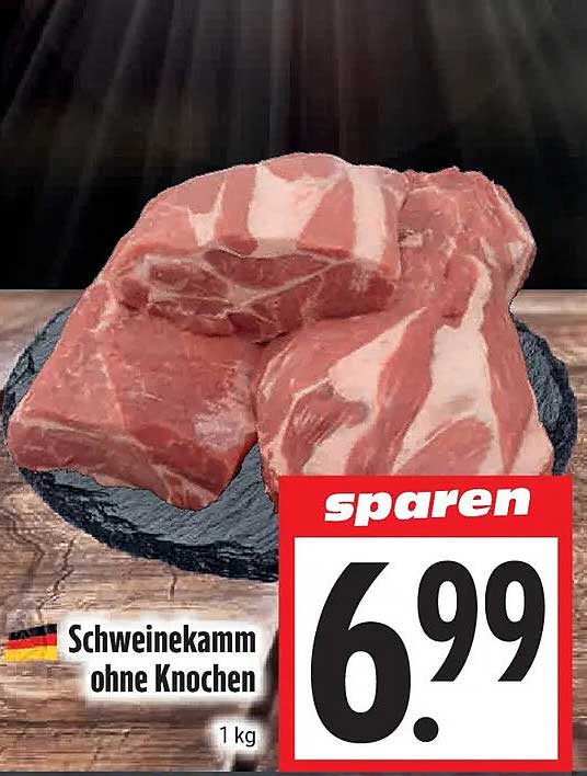 Schweinekamm ohne Knochen