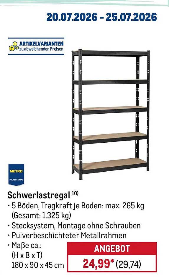 Schwerlastregal