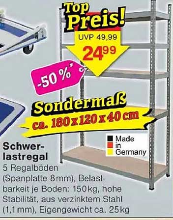 Schwerlastregal