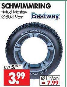 SCHWIMMRING »Mud Master« Ø80x19cm
