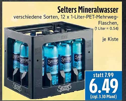 Selters Mineralwasser