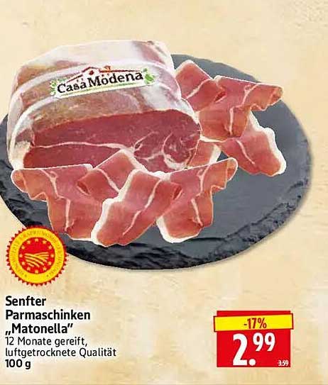 Senfter Parmaschinken „Matonella“
