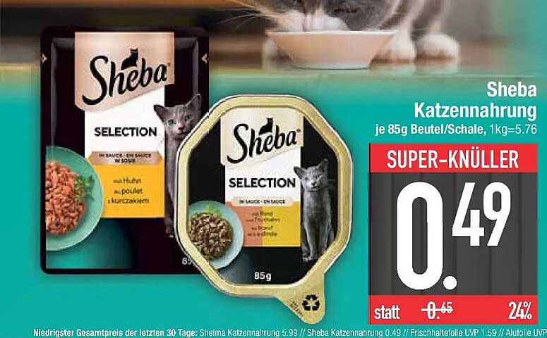 Sheba Katzennahrung