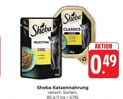Sheba Katzennahrung