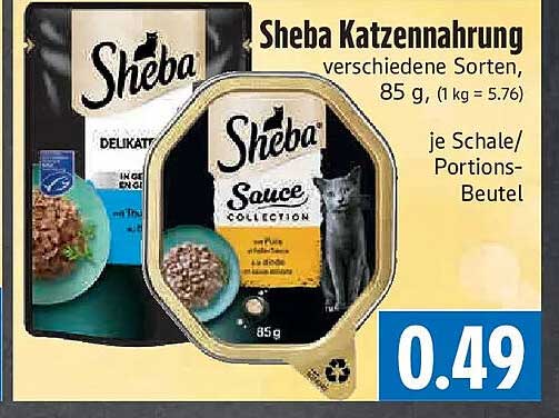 Sheba Katzennahrung
