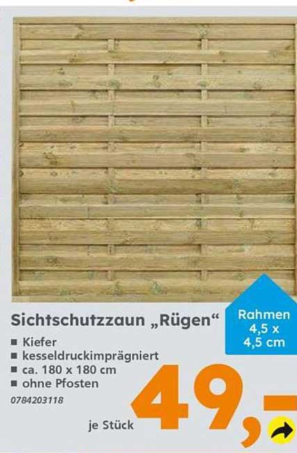 Sichtschutzzaun „Rügen“