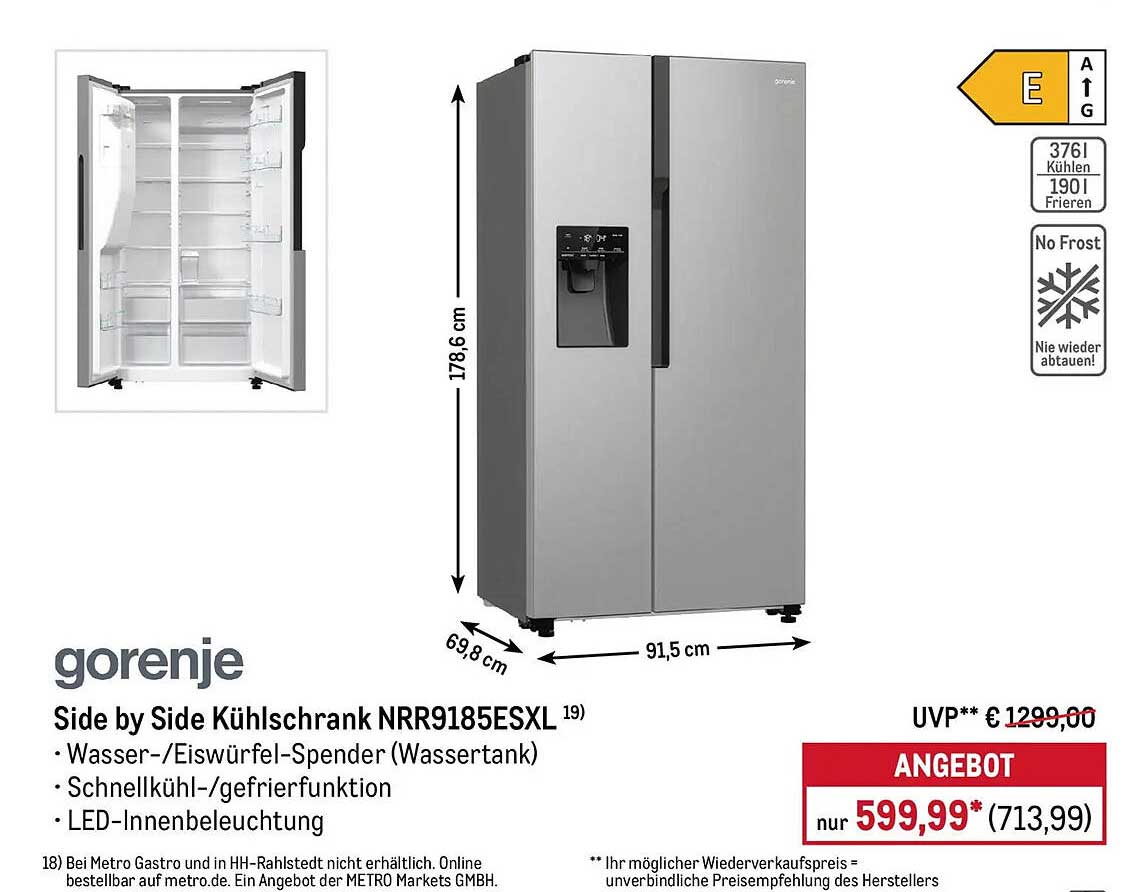 Side by Side Kühlschrank NRR9185ESXL