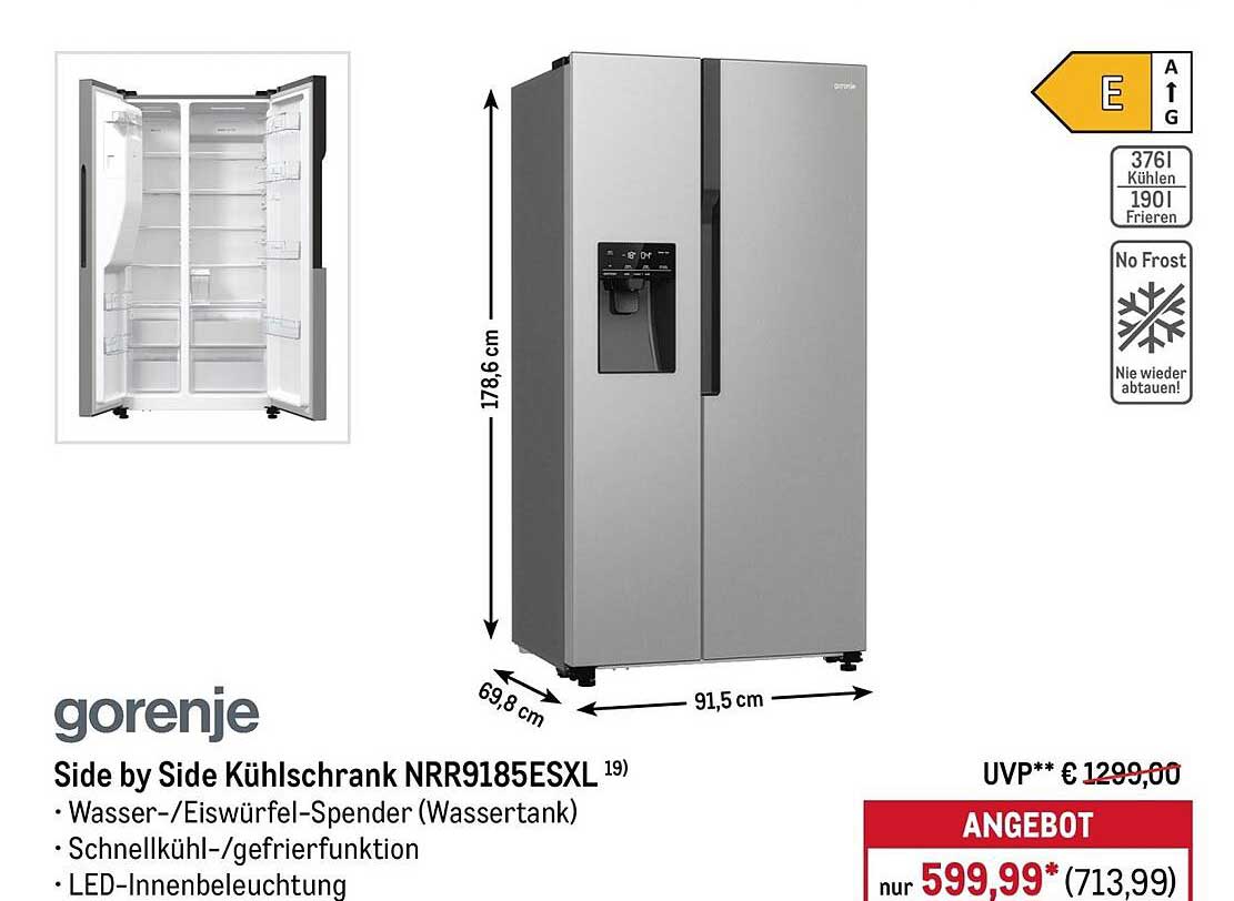 Side by Side Kühlschrank NRR9185ESXL