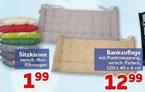 Sitzkissen versch. Ausführungen