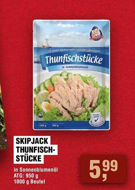 SKIPJACK THUNFISCH-STÜCKE