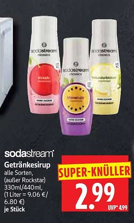 sodastream Getränkesirup