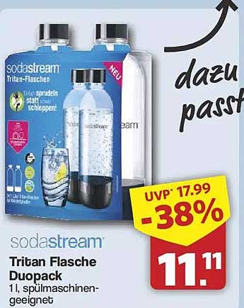 sodastream Tritan Flasche Duopack