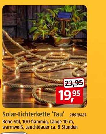 Solar-Lichterkette 'Tau'
