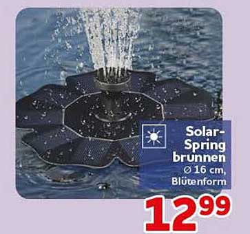 Solar-Springbrunnen Ø 16 cm, Blütenform