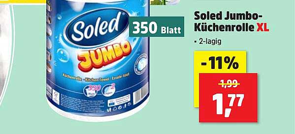 Soled Jumbo-Küchenrolle XL