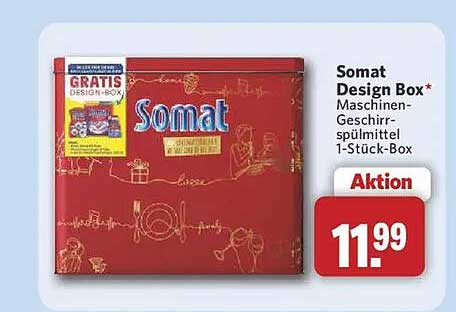 Somat Design Box* Maschinen-Geschirrspülmittel 1-Stück-Box