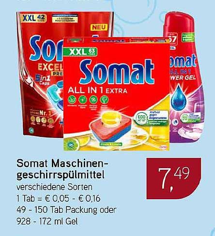 Somat Maschinen-geschirrspülmittel