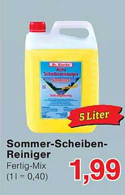 Sommer-Scheiben-Reiniger