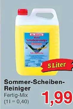 Sommer-Scheiben-Reiniger Fertig-Mix (1 l = 0,40)
