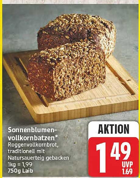 Sonnenblumen-vollkornbatzen*