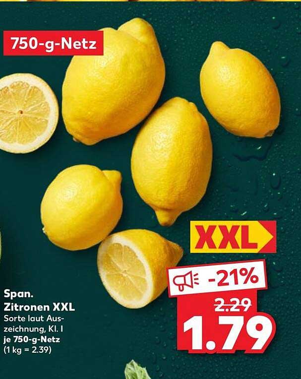 Span. Zitronen XXL
