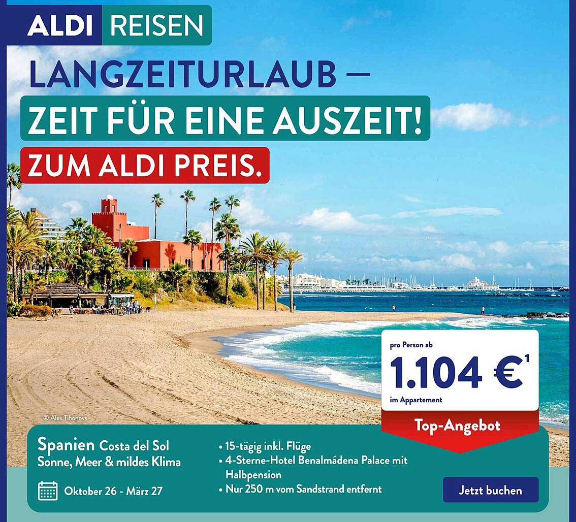 Spanien Costa del Sol Sonne, Meer & mildes Klima